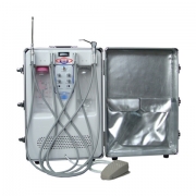 CP® Portable Dental Unit with Air Compressor Suction System 3 Way Syringe